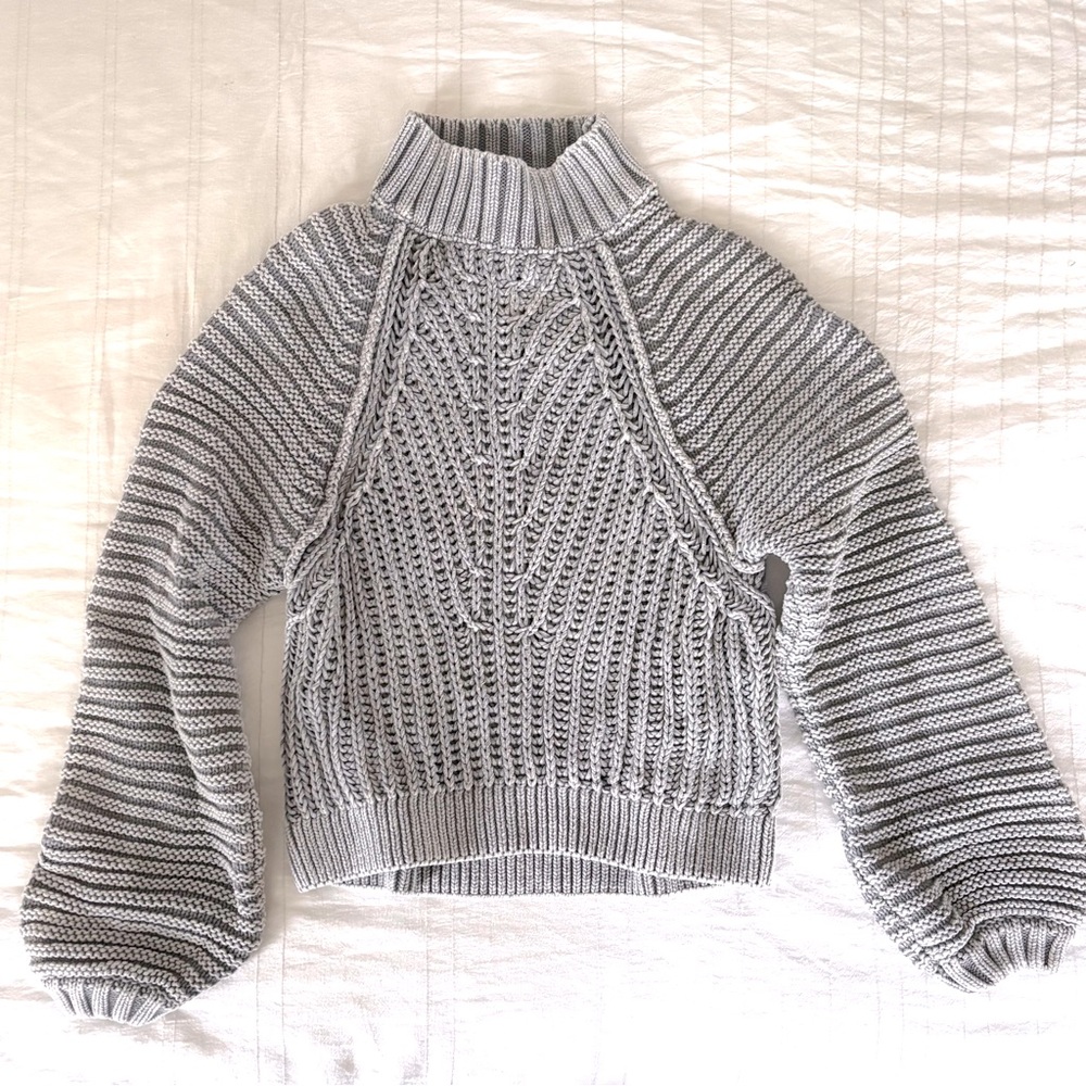 Free People Sweetheart Mock Neck Sweater, Size M